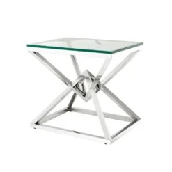 Eichholtz Connor Side Table - Silver