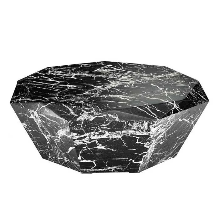 Eichholtz Diamond Coffee Table - Black Marble 2 Eichholtz Diamond Coffee Table - Black Marble - Image 2