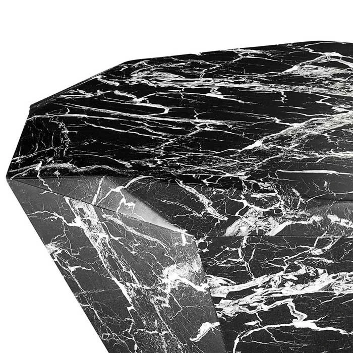 Eichholtz Diamond Coffee Table - Black Marble 3 Eichholtz Diamond Coffee Table - Black Marble - Image 3