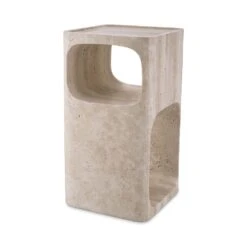 Eichholtz Adler Side Table - Travertine
