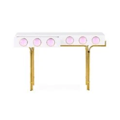 Jonathan Adler Globo Console - Pink - Limited Edition -Tables Sales 32890 uk 0003 1