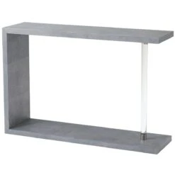 Theodore Alexander Phenomenon Console Table - Faux Shagreen