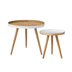 Bloomingville Cappuccino Coffee Tables - Set Of 2