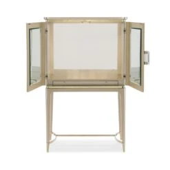 Caracole Champagne Leaf Bar Cabinet -Tables Sales cla 019 511 3