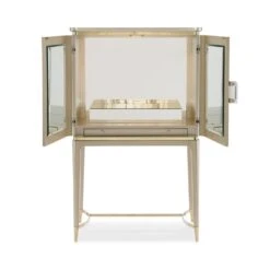 Caracole Champagne Leaf Bar Cabinet -Tables Sales cla 019 511 4