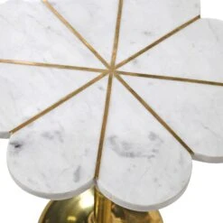 Daisy Marble Side Table -Tables Sales daisymarblesidetable 3