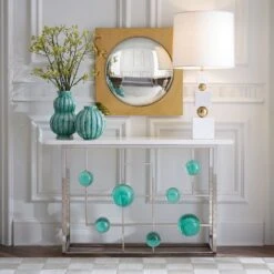 Jonathan Adler Globo Fretwork Console