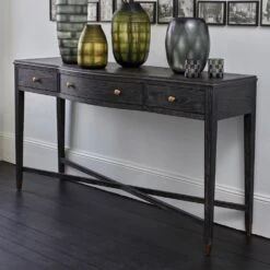 Blanc D'Ivoire Ines Console Table - Espresso