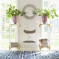 Jonathan Adler Jacques Pedestal - Brass