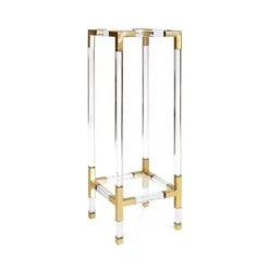 Jonathan Adler Jacques Pedestal - Brass -Tables Sales jacques pedestal gold 4