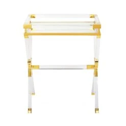 Jonathan Adler Jacques Tray Table - Brass -Tables Sales jacques tray table gold