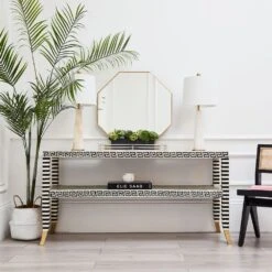 Peyton Patterned Console Table