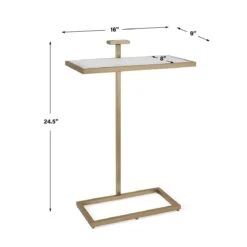 Uttermost Jewel Pull Up Accent Table - Rectangle -Tables Sales r25283 6