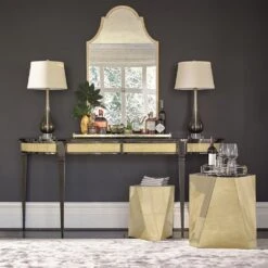 Caracole The Contempo Side Table - Gold - Small -Tables Sales sig 416 447 rs hr 1