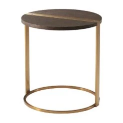Theodore Alexander Aria Round Side Table - Rowan